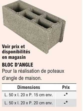 BLOC D'ANGLE