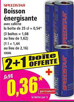 Boisson énergisante SPEEDSTAR