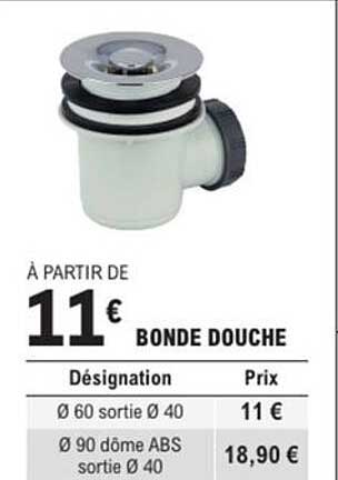 BONDE DOUCHE