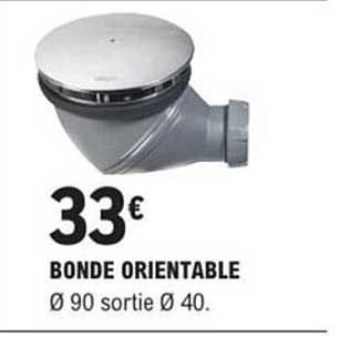 BONDE ORIENTABLE