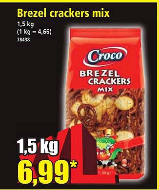 Brezel crackers mix
