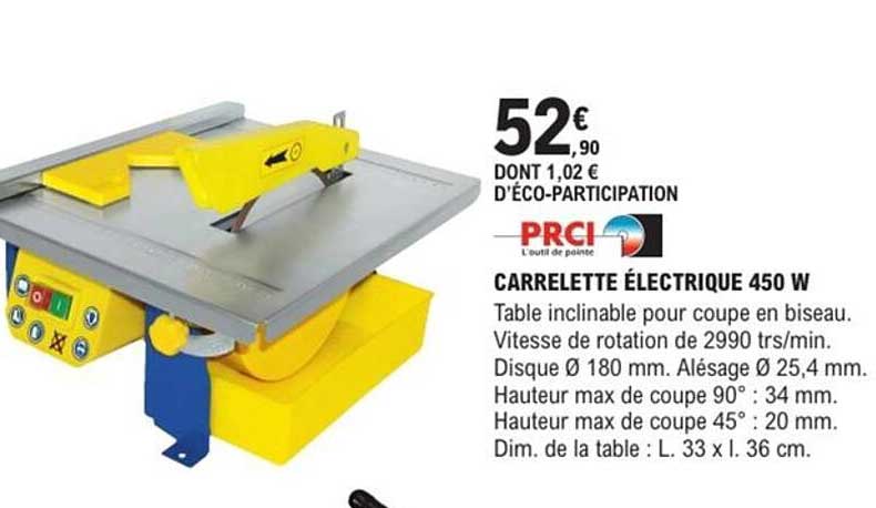CARRETTE ÉLECTRIQUE 450 W
