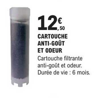 CARTOUCHE ANTI-GOÛT ET ODEUR