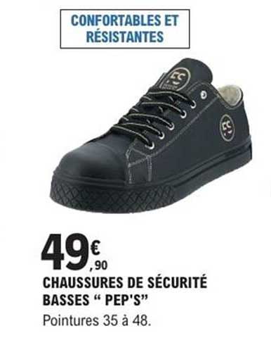 CHAUSSURES DE SÉCURITÉ BASSES “PEP'S”