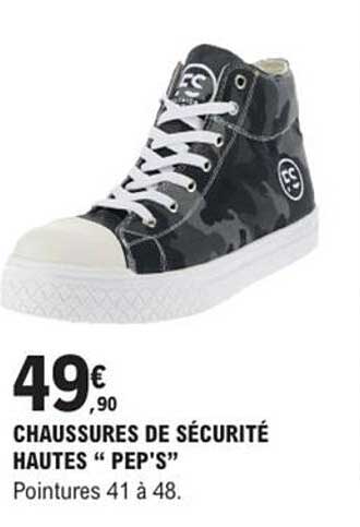 CHAUSSURES DE SÉCURITÉ HAUTES “PEP'S”
