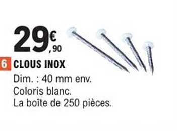 CLOUS INOX