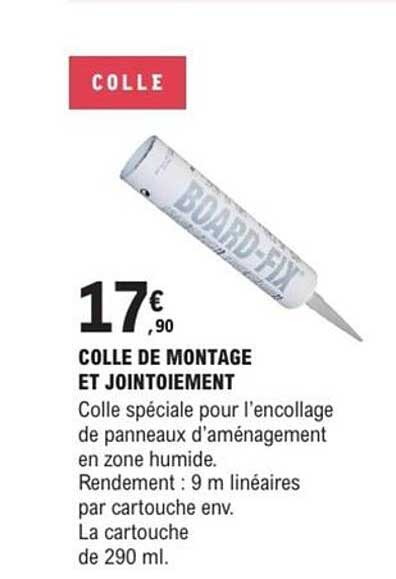 COLLE DE MONTAGE ET JOINTOIEMENT