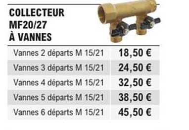 COLLECTEUR MF20/27 À VANNES