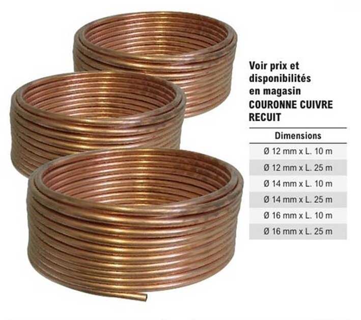 COURONNE CUIVRE RECUIT