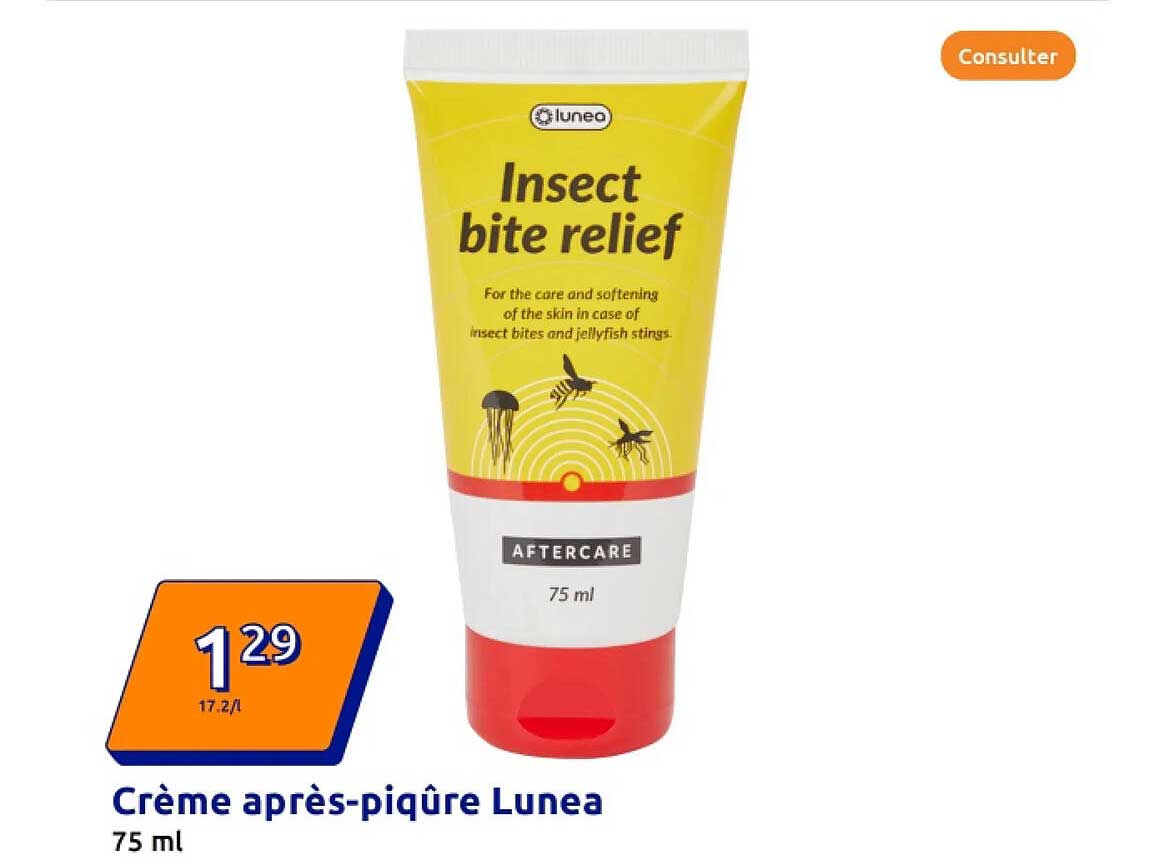 Crème après-piqûre Lunea 75 ml