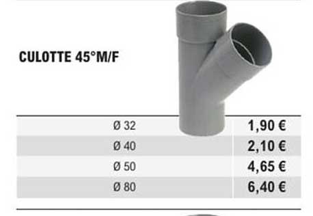 CULOTTE 45° M/F