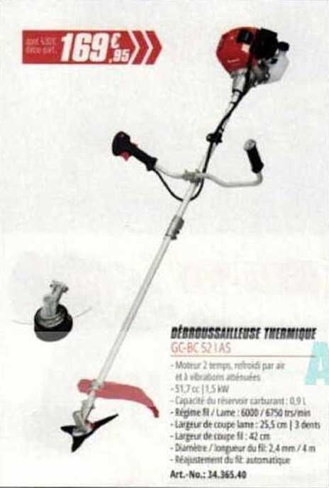 Débroussailleuse thermique GC-BC 52 I AS