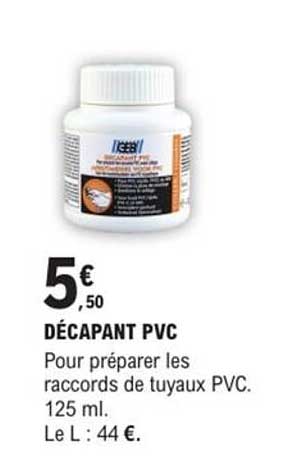 DÉCAPANT PVC