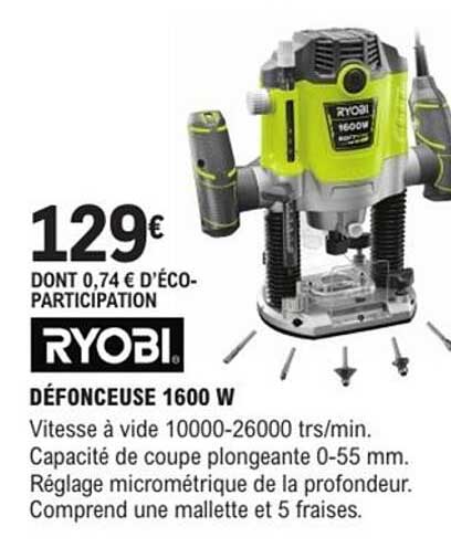 DÉFONCEUSE 1600 W