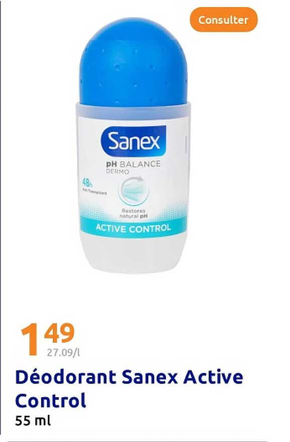 Déodorant Sanex Active Control