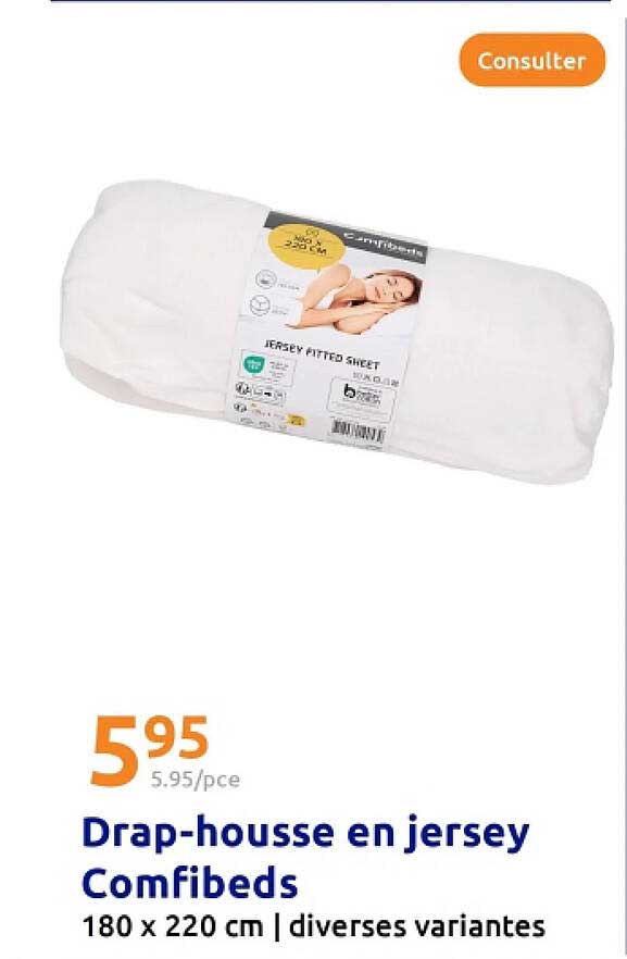 Drap-housse en jersey Comfibeds