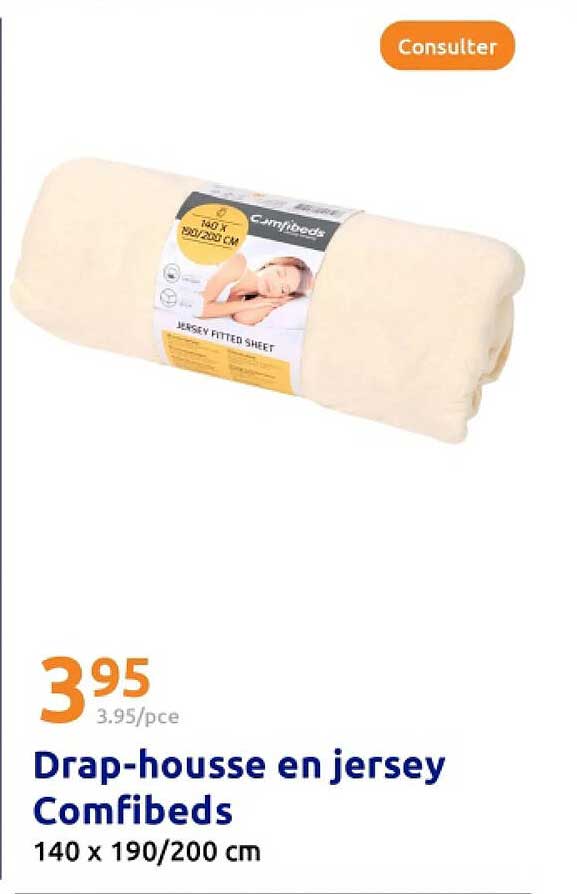 Drap-housse en jersey Comfibeds
