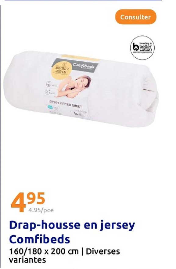 Drap-housse en jersey Comfibeds