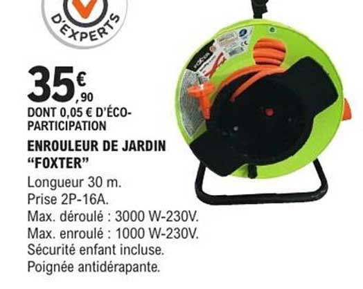 ENROULEUR DE JARDIN "FOXTER"