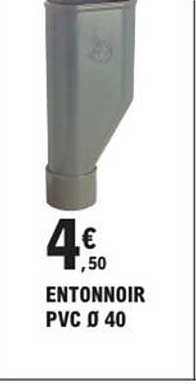 ENTONNOIR PVC Ø 40