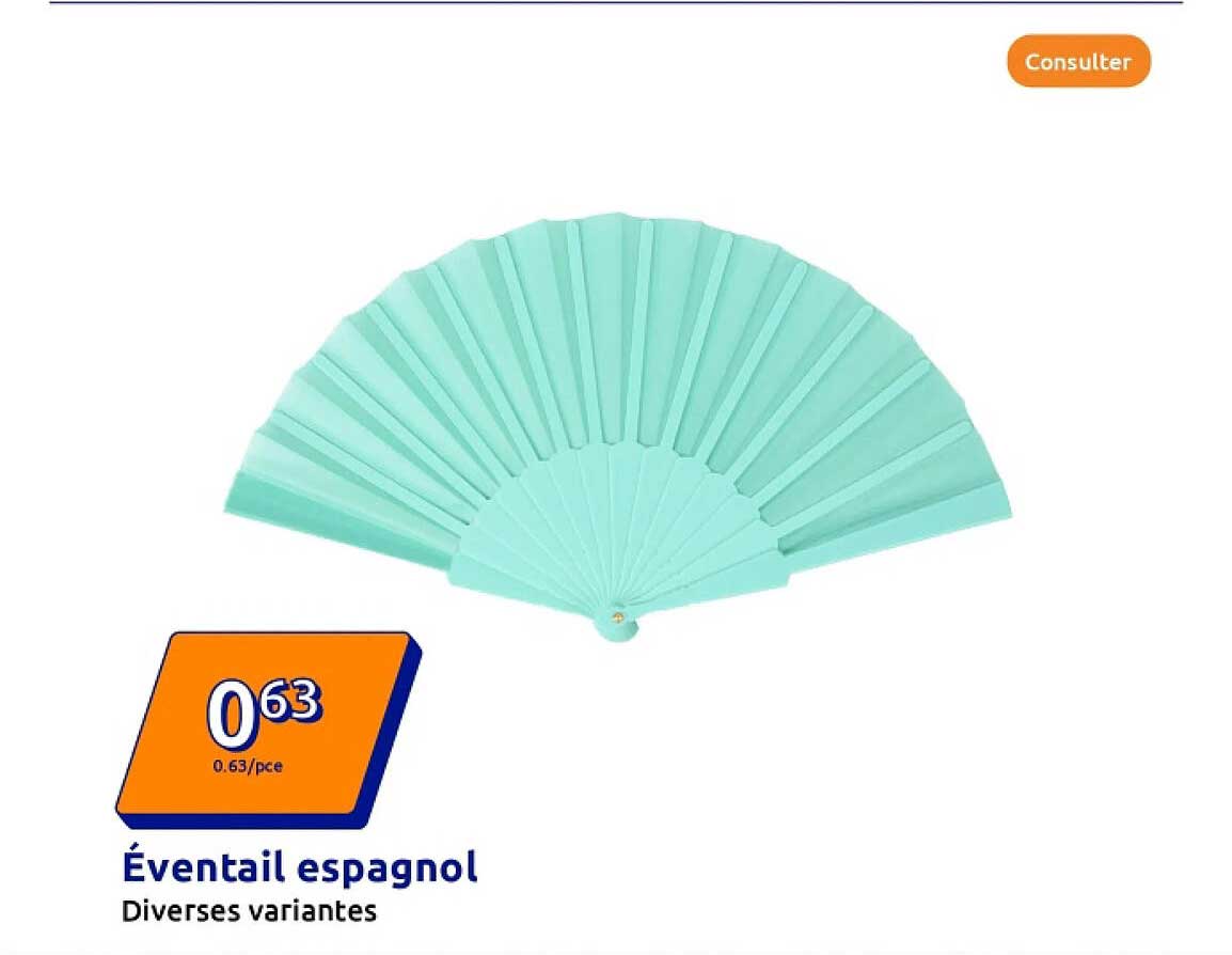Éventail espagnol