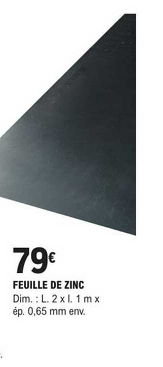 FEUILLE DE ZINC