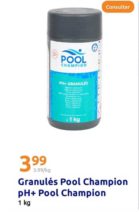 Granulés Pool Champion pH+ Pool Champion 1 kg
