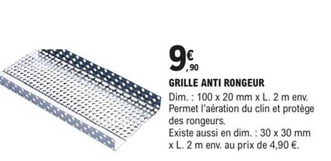 GRILLE ANTI RONGEUR