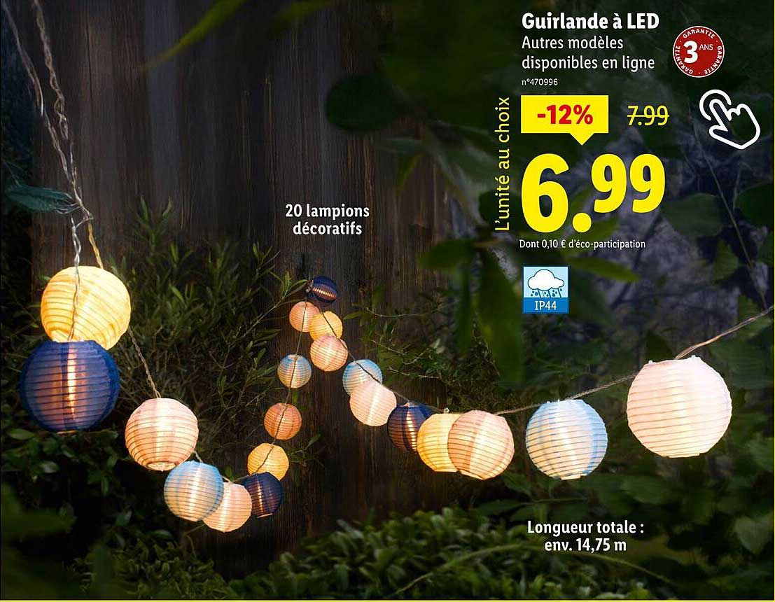 Guirlande à LED