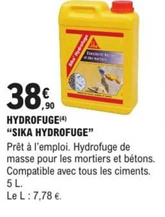 HYDROFUGE "SIKA HYDROFUGE"