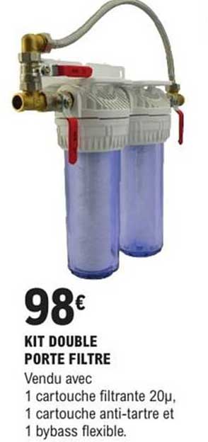 KIT DOUBLE PORTE FILTRE