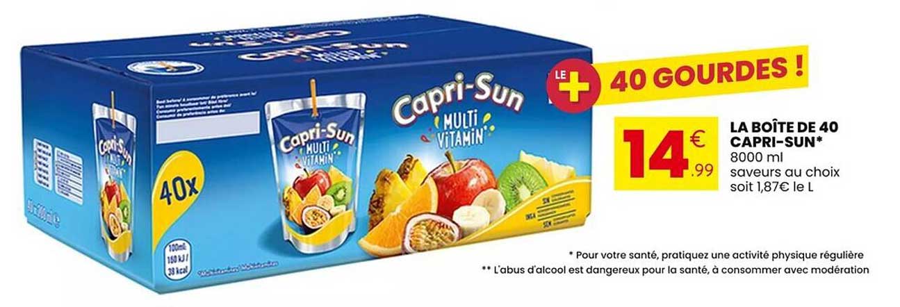 LA BOÎTE DE 40 CAPRI-SUN