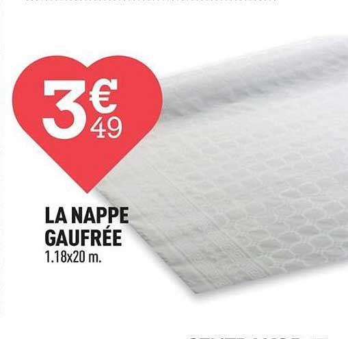 LA NAPPE GAUFRÉE