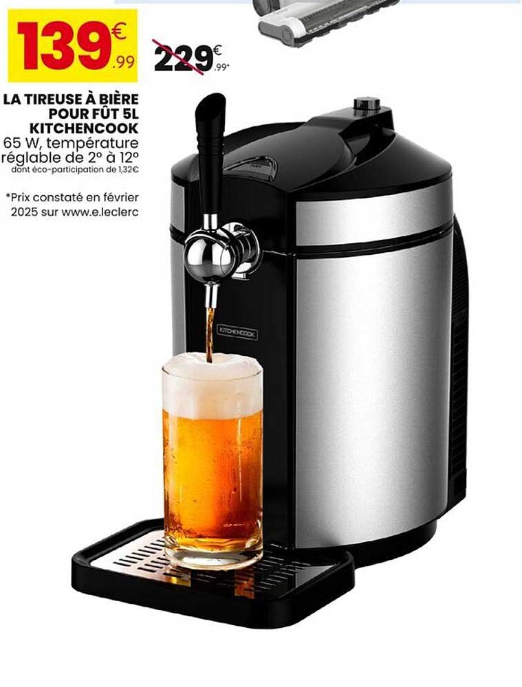 LA TIREUSE À BIÈRE POUR FÛT 5L KITCHENCOOK