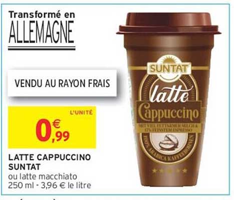 LATTE CAPPUCCINO SUNTAT