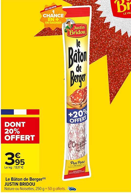 Le Bâton de Berger(n) JUSTIN BRIDOU