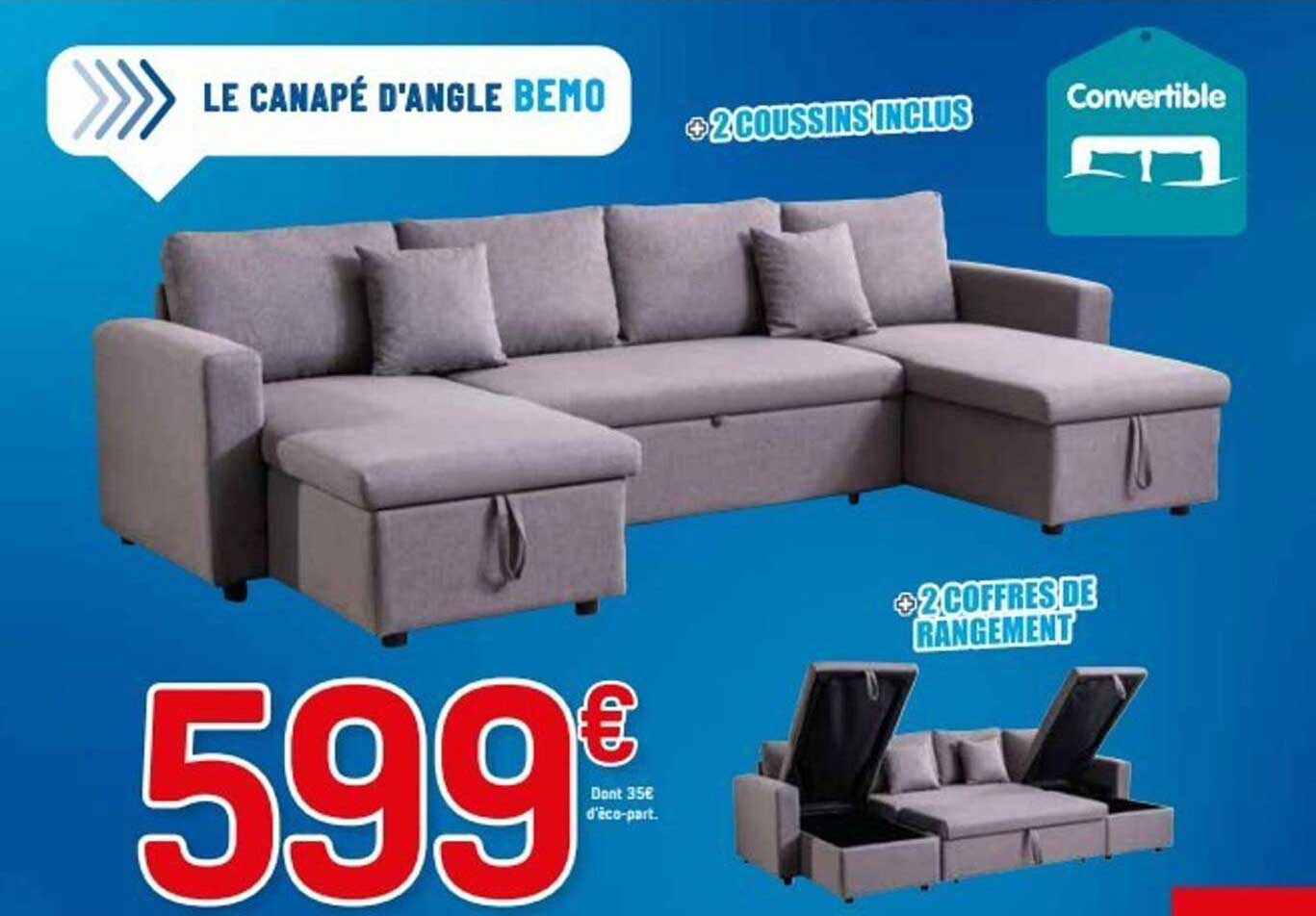 LE CANAPÉ D'ANGLE BEMO