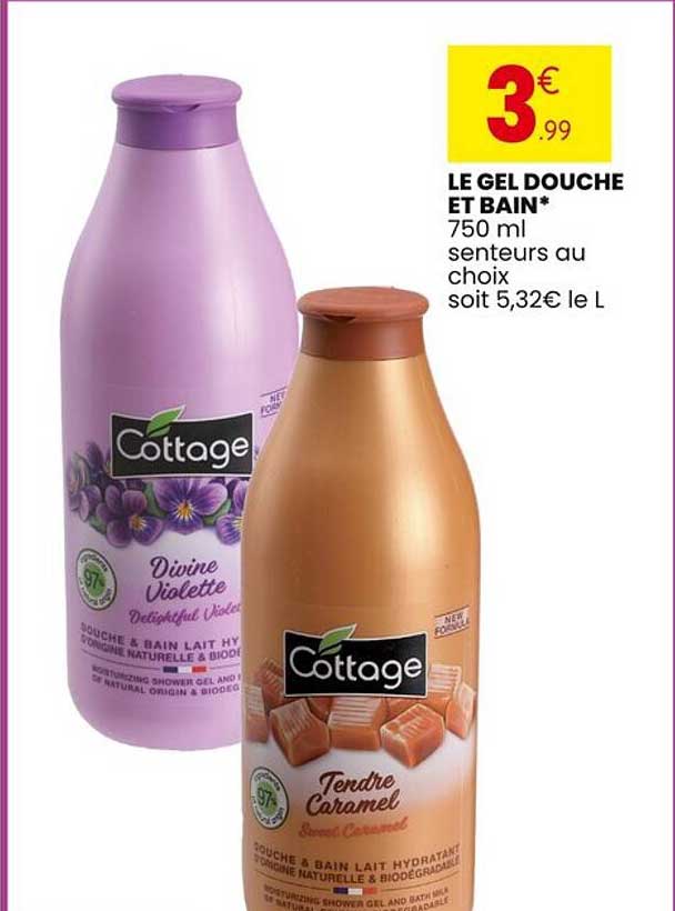 LE GEL DOUCHE ET BAIN*