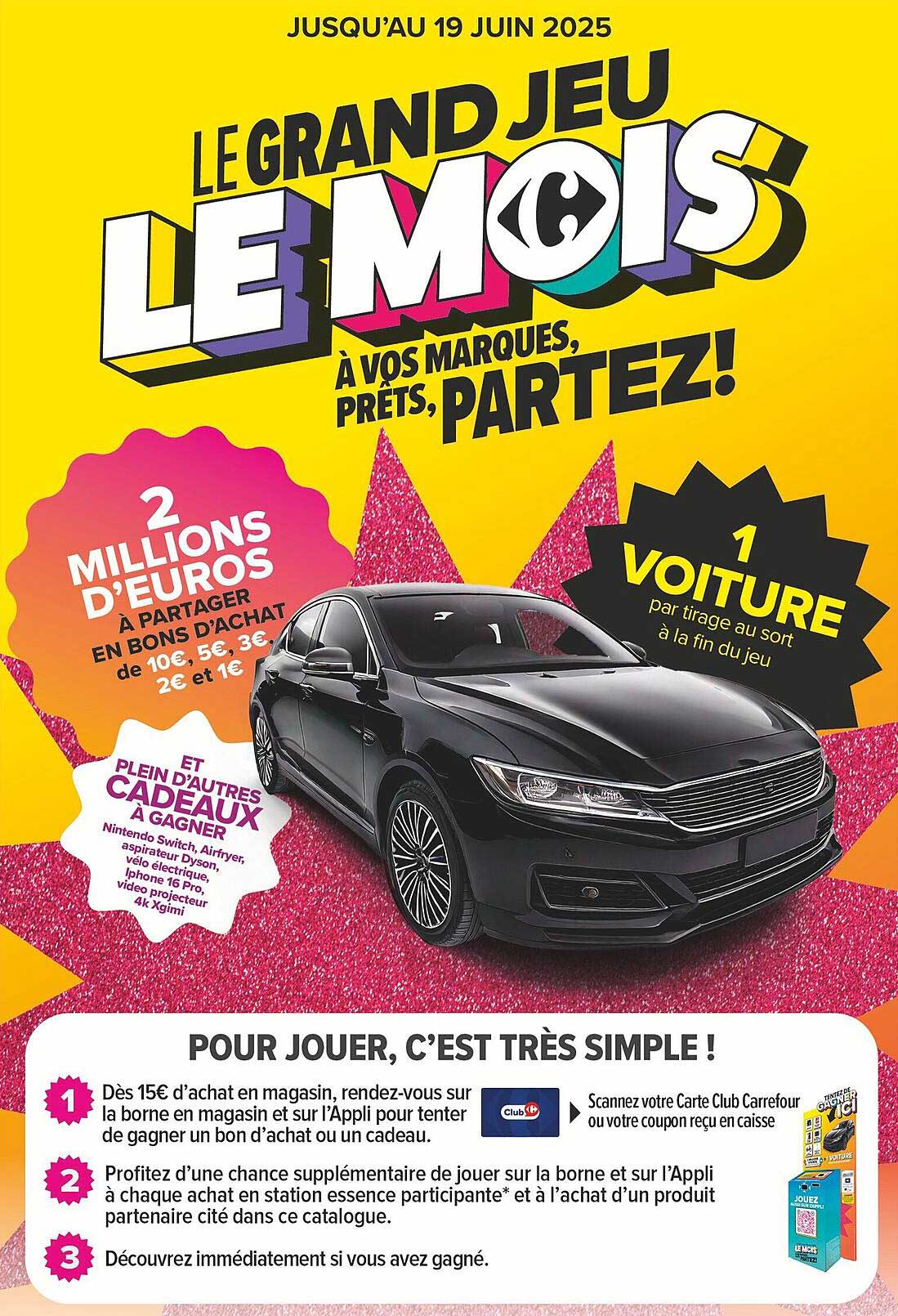 LE GRAND JEU LE MOIS À VOS MARQUES, PRÊTS, PARTEZ!