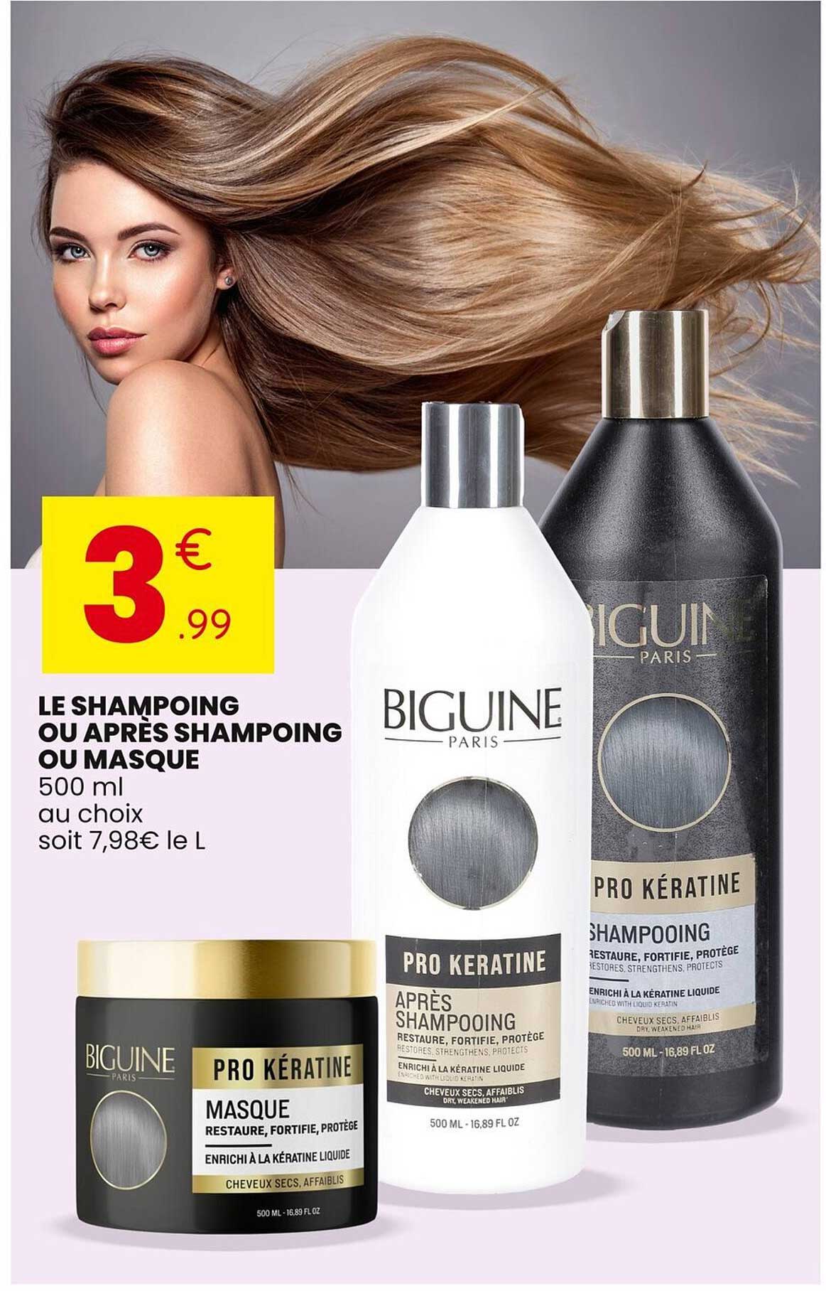 LE SHAMPOING OU APRÈS SHAMPOING OU MASQUE