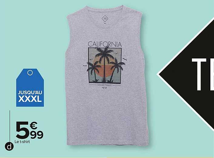 Le t-shirt CALIFORNIA