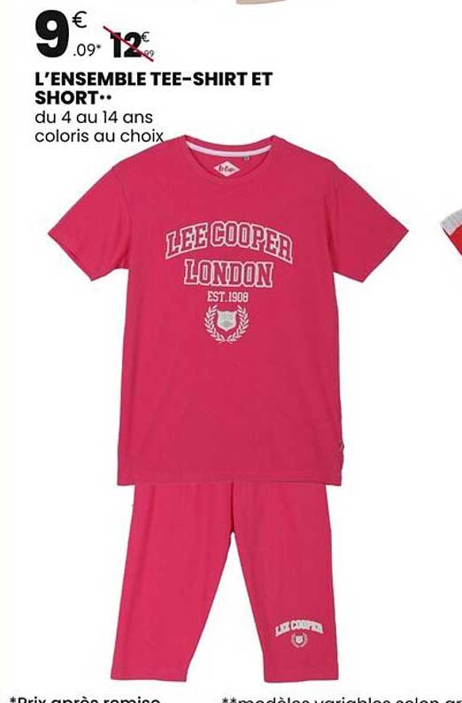 L’ENSEMBLE TEE-SHIRT ET SHORT