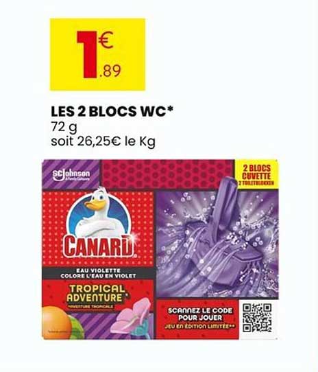LES 2 BLOCS WC*