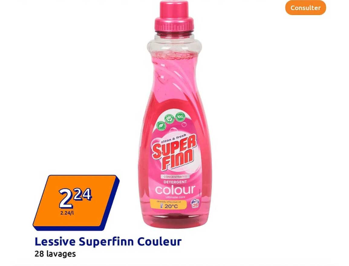 Lessive Superfinn Couleur