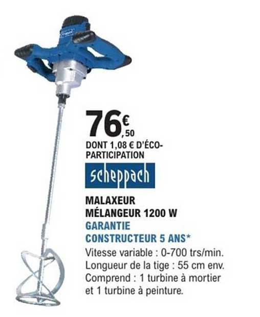 MALAXEUR MÉLANGEUR 1200 W