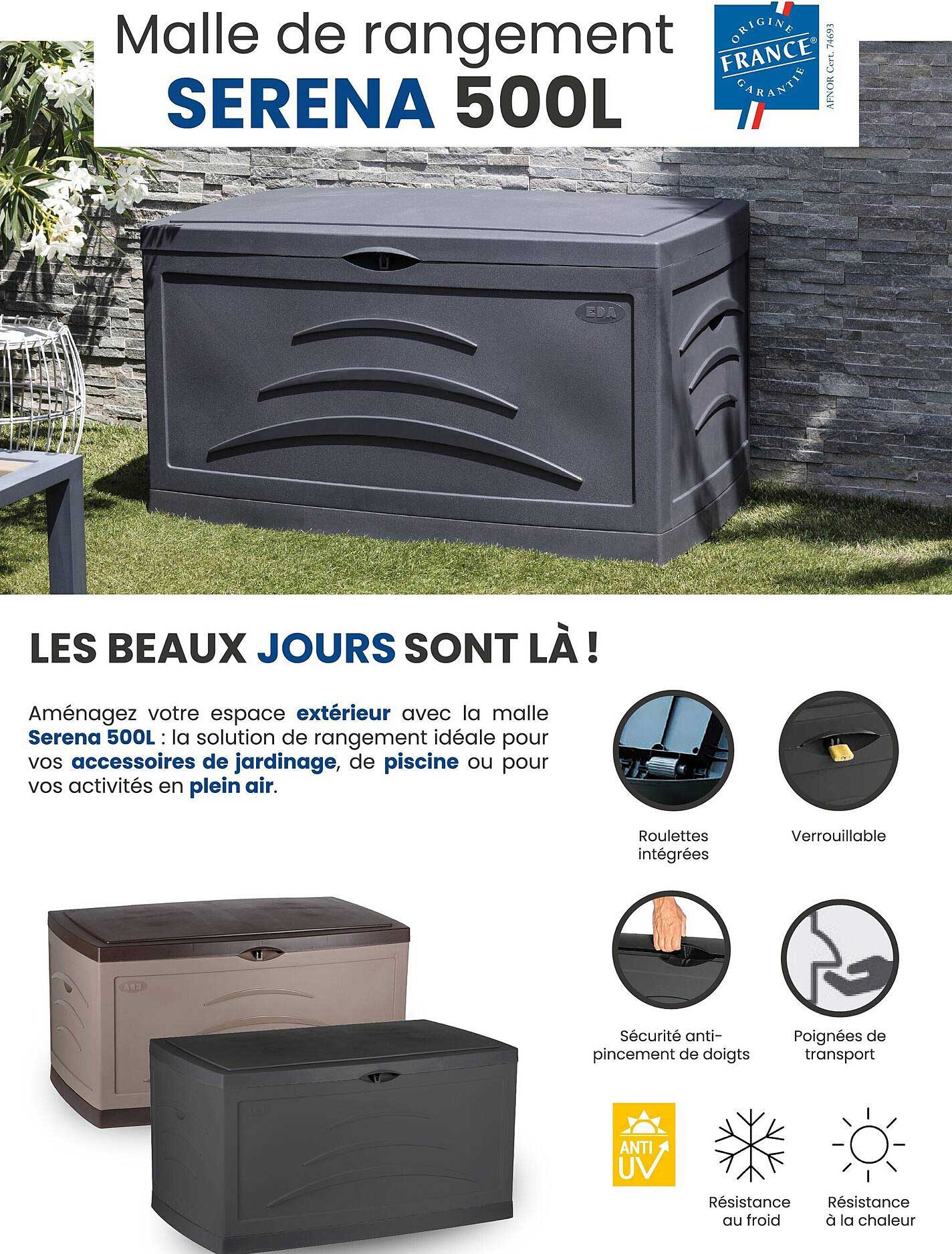 Malle de rangement SERENA 500L