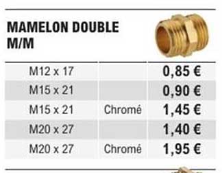 MAMELON DOUBLE M/M