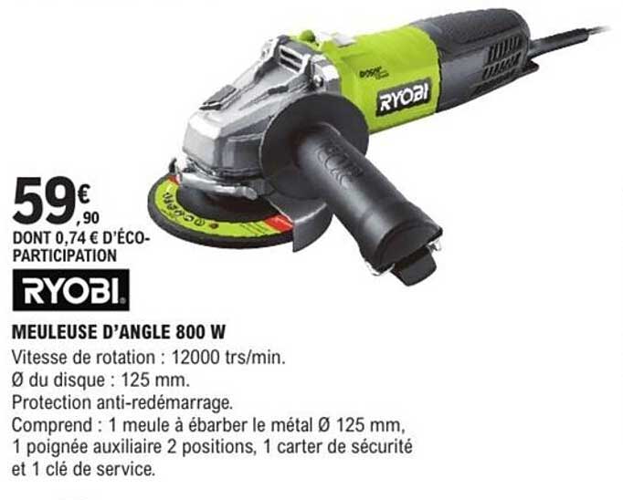MEULEUSE D’ANGLE 800 W
