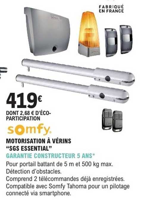 MOTORIZATION À VÉRINS “SGS ESSENTIAL”