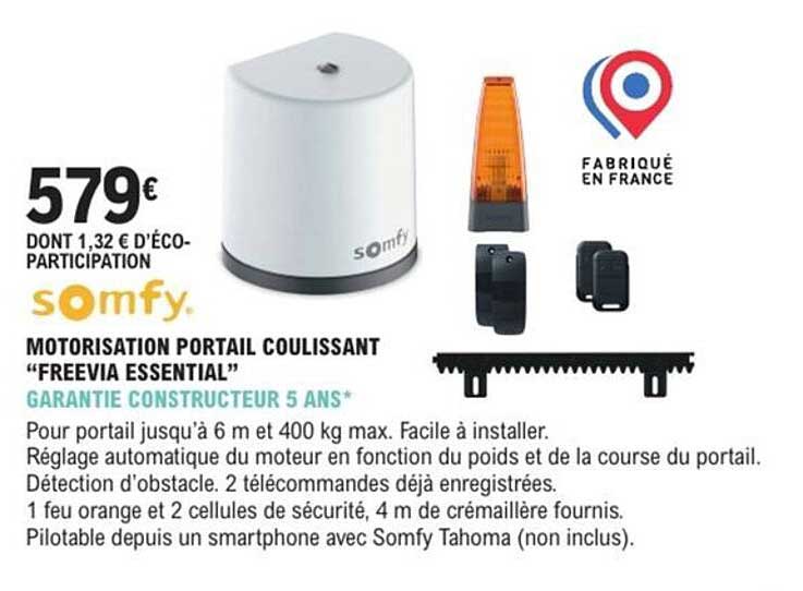 MOTORIZATION PORTAIL COULISSANT “FREEVIA ESSENTIAL”